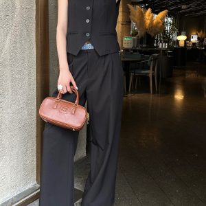 1:1 Miu Miu Plaid Trousers