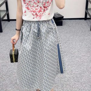 Luxury Aaa Dior Jacquard Skirt