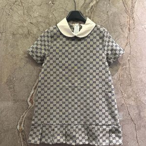 High Quality Luxury Gucci Jacquard Short-Sleeved Shirts