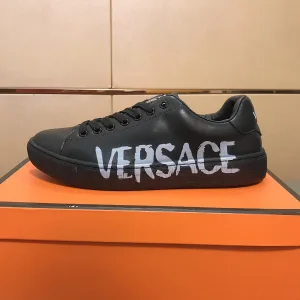 Aaa Versace Cowhide Casual Shoes