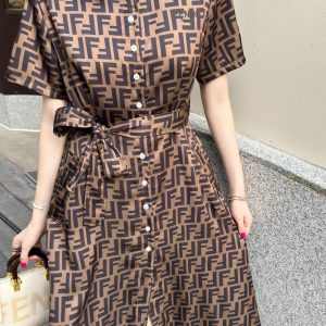 Luxury Aaa Fendi Silk Shirts