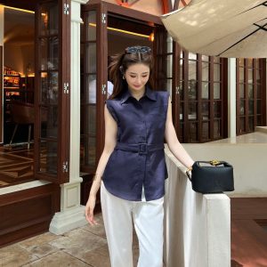 1:1 Luxury Loewe Cotton Sleeveless Shirt