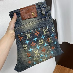 Aaa Designer Louis Vuitton Denim Jeans For Fall