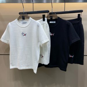Designer Thom Browne Short-Sleeved Shirt