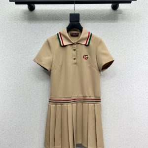Aaa Gucci Gold Short-Sleeved Shirts