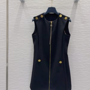 Luxury Louis Vuitton Gold Dress