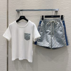 Aaa Dior Jacquard Short-Sleeved Shirts