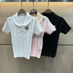 Luxury Miu Miu Short Sleeves