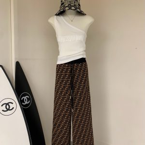 1:1 Fendi Jacquard Trousers