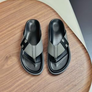 Aaa Hermès Cowhide Slippers