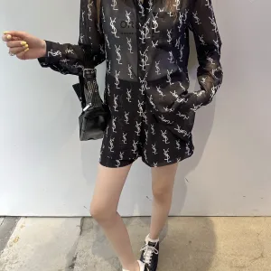Aaa Saint Laurent Lightweight Fabric Shirts