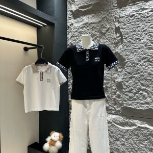 High Quality Designer Dior Jacquard Short Sleeves