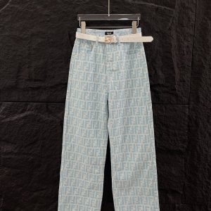 High Quality Fendi Jacquard Pants