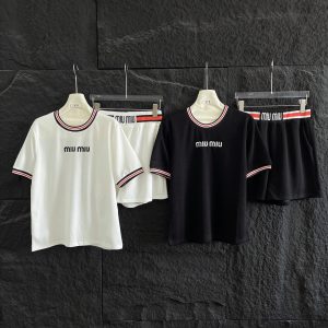 Luxury Miu Miu Short-Sleeved Shirts