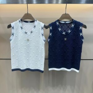 Luxury Designer Chanel Diamond Vest