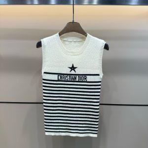 High Quality Luxury Dior Jacquard Vest