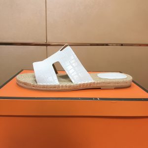 High Quality Designer Hermès Cowhide Slippers