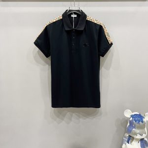 Luxury Aaa Burberry Denim Polo Shirt