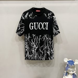 Luxury Gucci Cotton Short-Sleeved T-Shirt