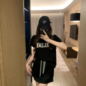 Luxury High Quality Celine Lace Short-Sleeved Shirts