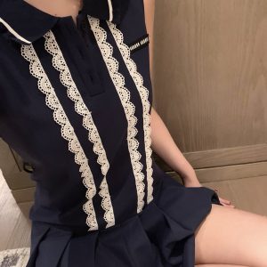 Aaa Miu Miu Lace Dresses