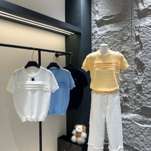 High Quality Luxury Chanel Short Sleeves