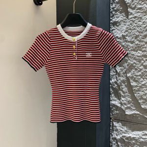 Luxury 1:1 Celine Gold Short Sleeves