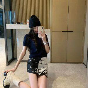 Aaa Miu Miu Wool Short-Sleeved Shirts