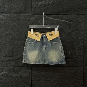 Luxury Miu Miu Denim Ruler