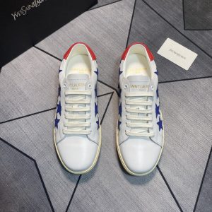 Luxury Designer Saint Laurent Cowhide Casual Shoes