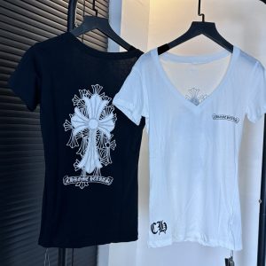 Luxury Aaa Chrome Hearts Short-Sleeved T-Shirt