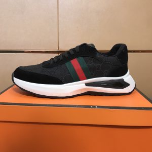Luxury Gucci Printed Fabric Casual Shoes