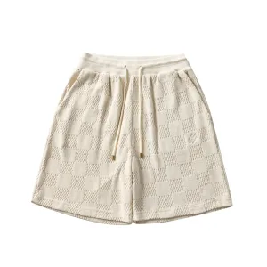 High Quality Louis Vuitton Shorts Cotton Jacquard Embroidery