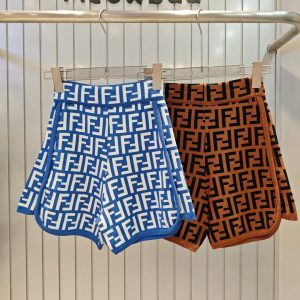 Designer High Quality Fendi Jacquard Shorts