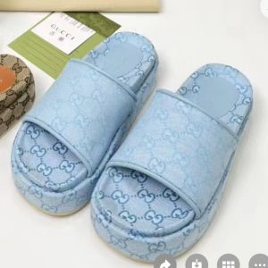 Designer Luxury Gucci Canvas Slippers