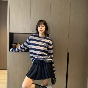 Designer Miu Miu Long-Sleeved T-Shirt