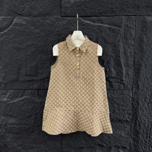 1:1 Luxury Gucci Gold Sleeveless