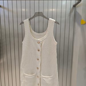 Aaa Celine Gold Dresses