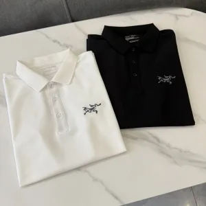 AAA High Quality Archaeopteryx Polo Shirt Red Cotton Sophistication Spring Summer And