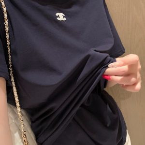 Luxury Designer Chanel Short-Sleeved Shirts