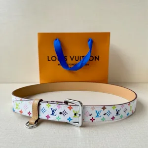 Super Clone Louis Vuitton Belt Ash