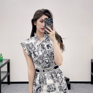 1:1 Luxury Dior Cotton Short-Sleeved Shirts For Summer