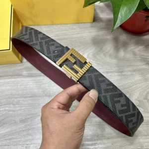 Luxury Fendi Belt Yellow