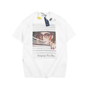 Reps Dior Short-Sleeved Shirts Red Cotton