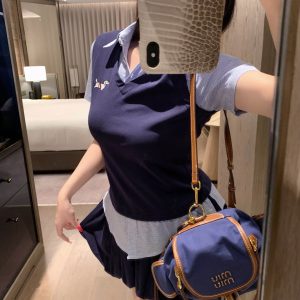 High Quality Thom Browne Plaid Short-Sleeved Shirt