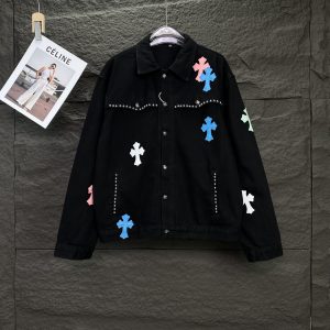 Luxury Designer Chrome Hearts Denim Outerwear
