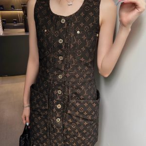High Quality Louis Vuitton Denim Dresses