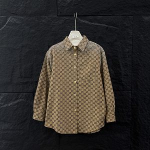 Luxury 1:1 Gucci Gold Shirts