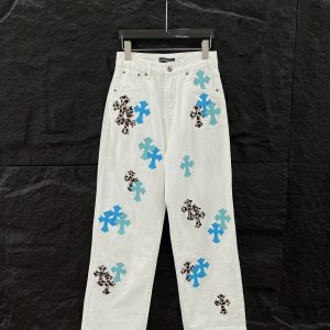 Aaa 1:1 Chrome Hearts Leather Pants