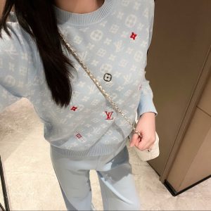 High Quality Luxury Louis Vuitton Jacquard Trousers